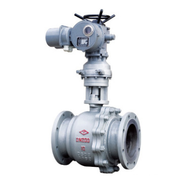 Electric power cast steel ball valve